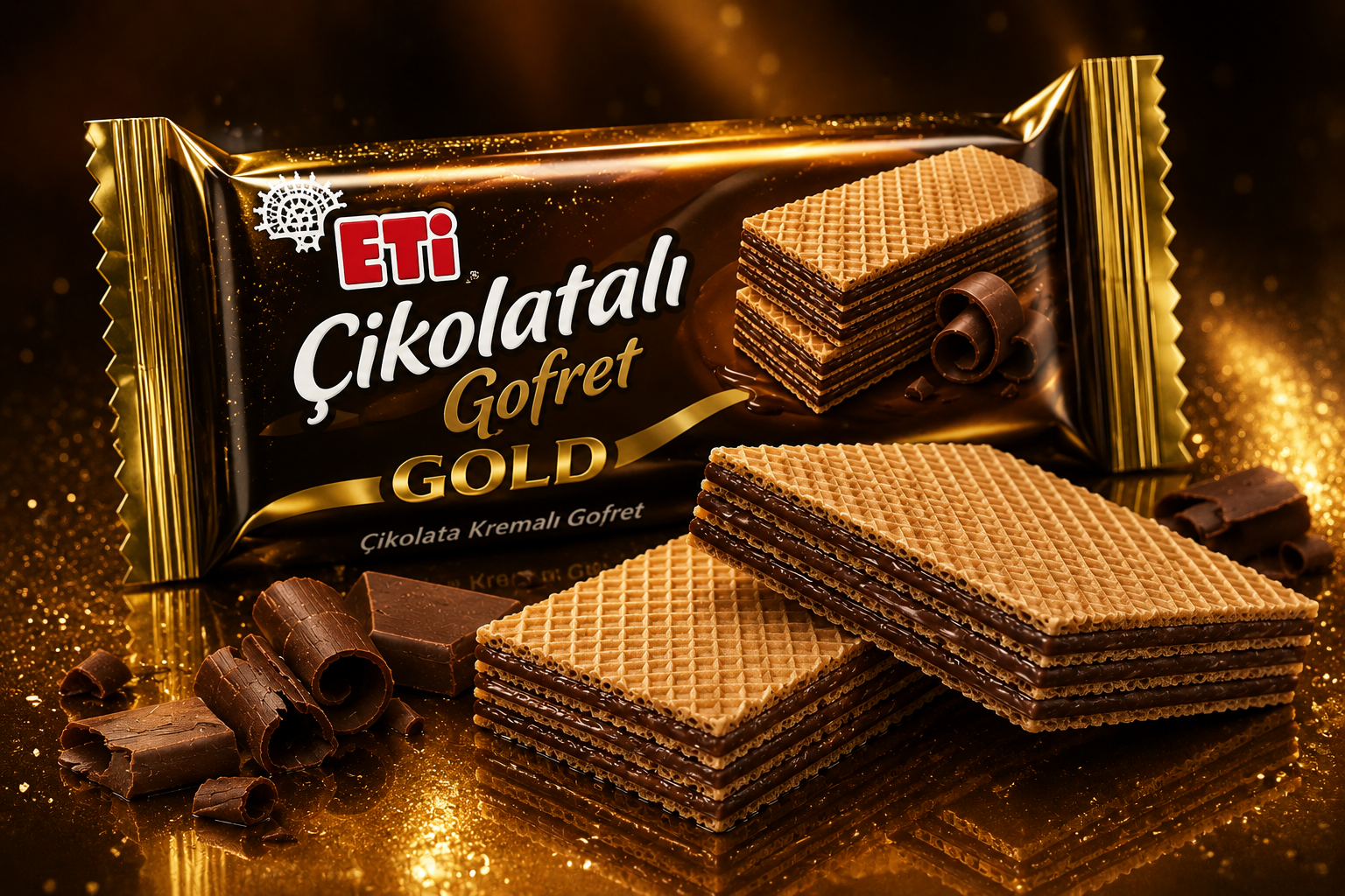 Eti Cikolatali Gofret Gold