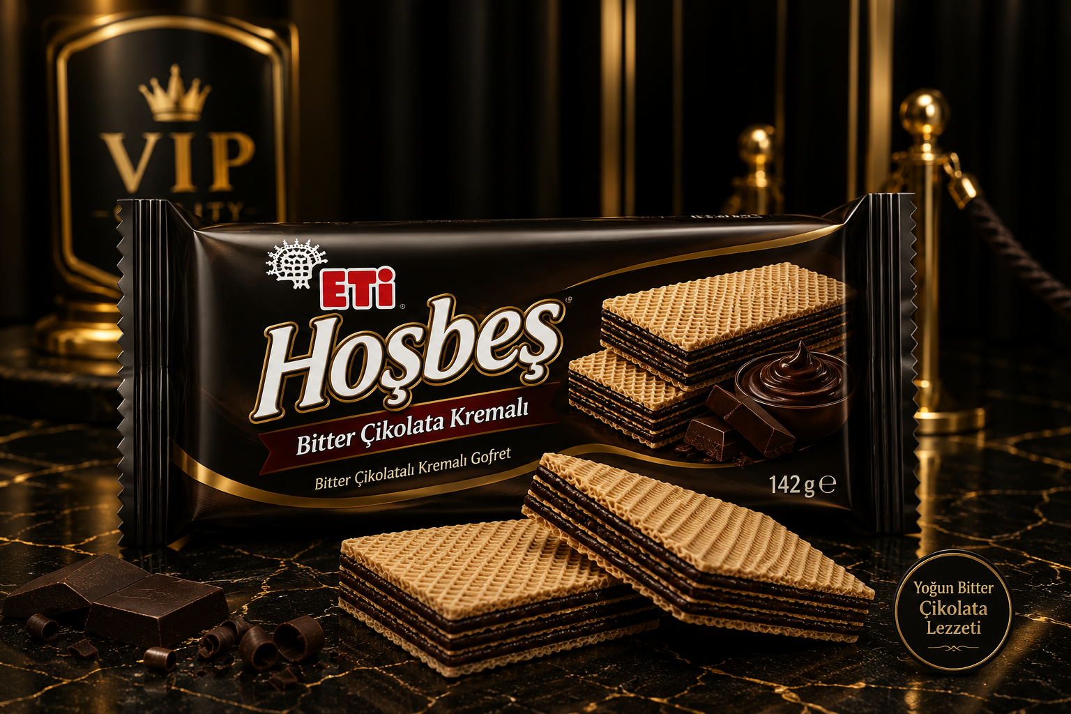 Eti Hoşbeş Bitter Çikolata Kremalı 142 gr