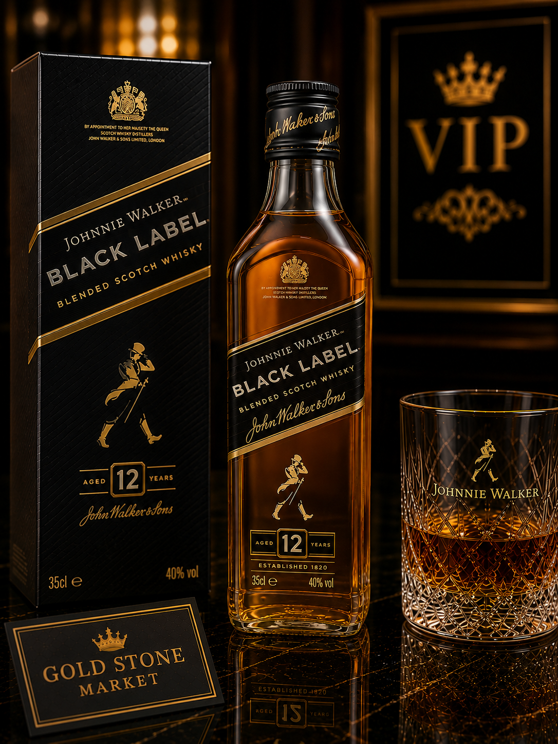 Johnnie Walker Black Label 12 35cl