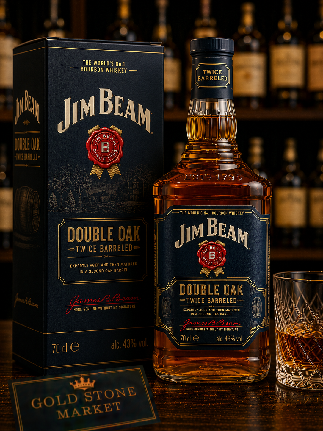 Jim Beam Double Oak 70cl