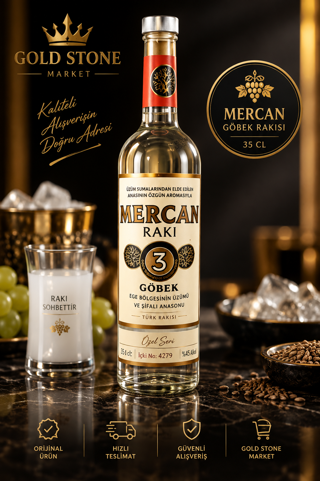 Mercan Gobek Rakisi 35cl