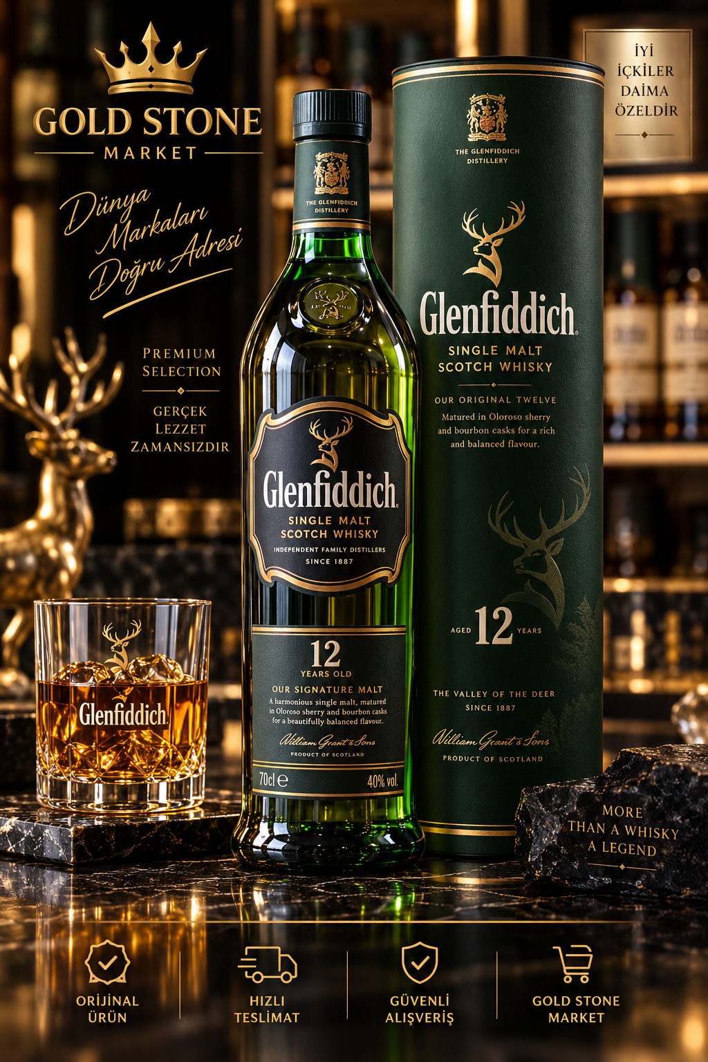glenfıddıch 12 yo 70cl