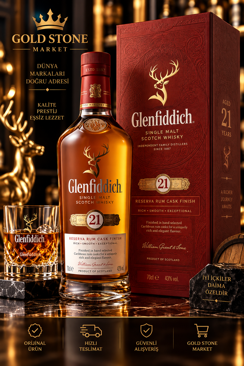 glenfıddıch 21 yo gran reserva 70cl