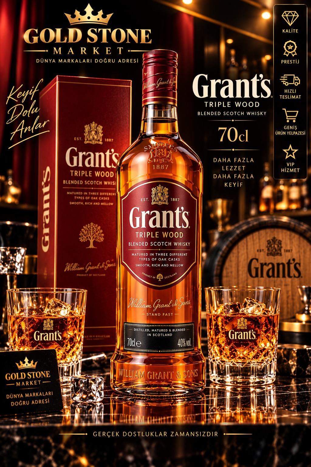 grants trıple wood 70cl
