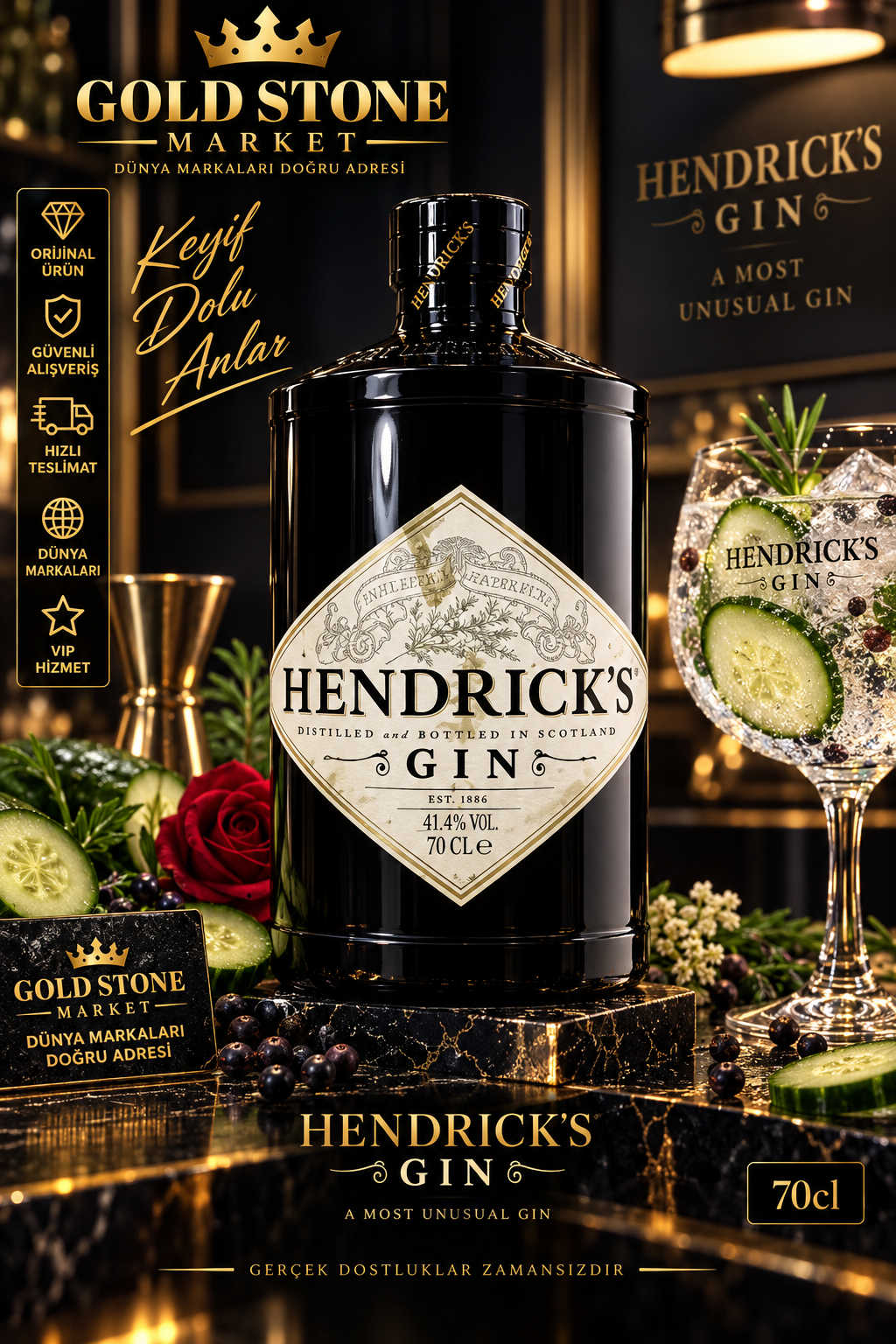 hendrıck's orbıum gın 70cl