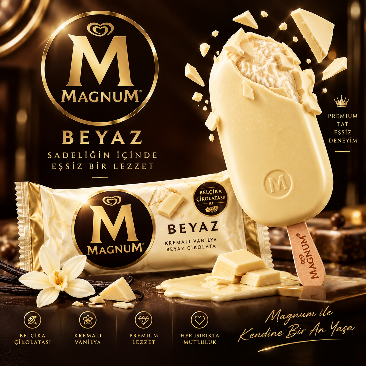 magnum beyaz