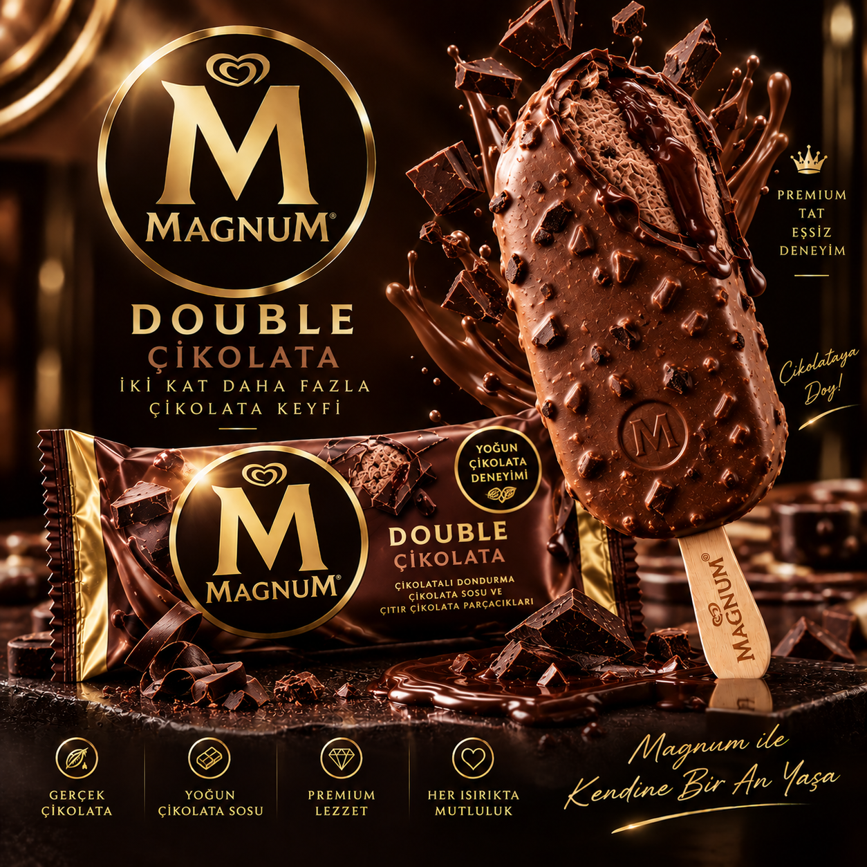 magnum duble cıkolata