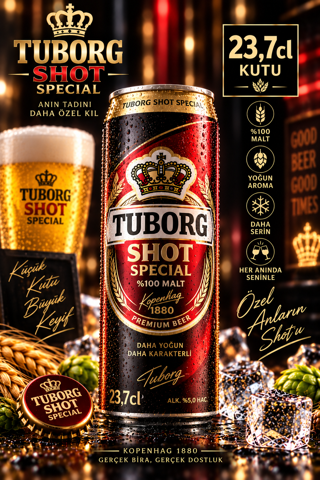 Tuborg Shot Special 23,7 cl kutu