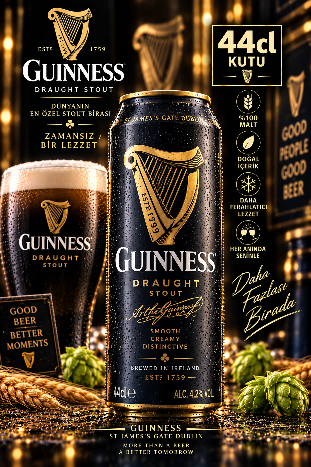 Guinness 44 cl kutu