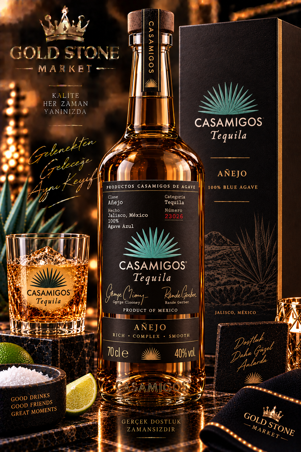 Casamigos Añejo 70 cl