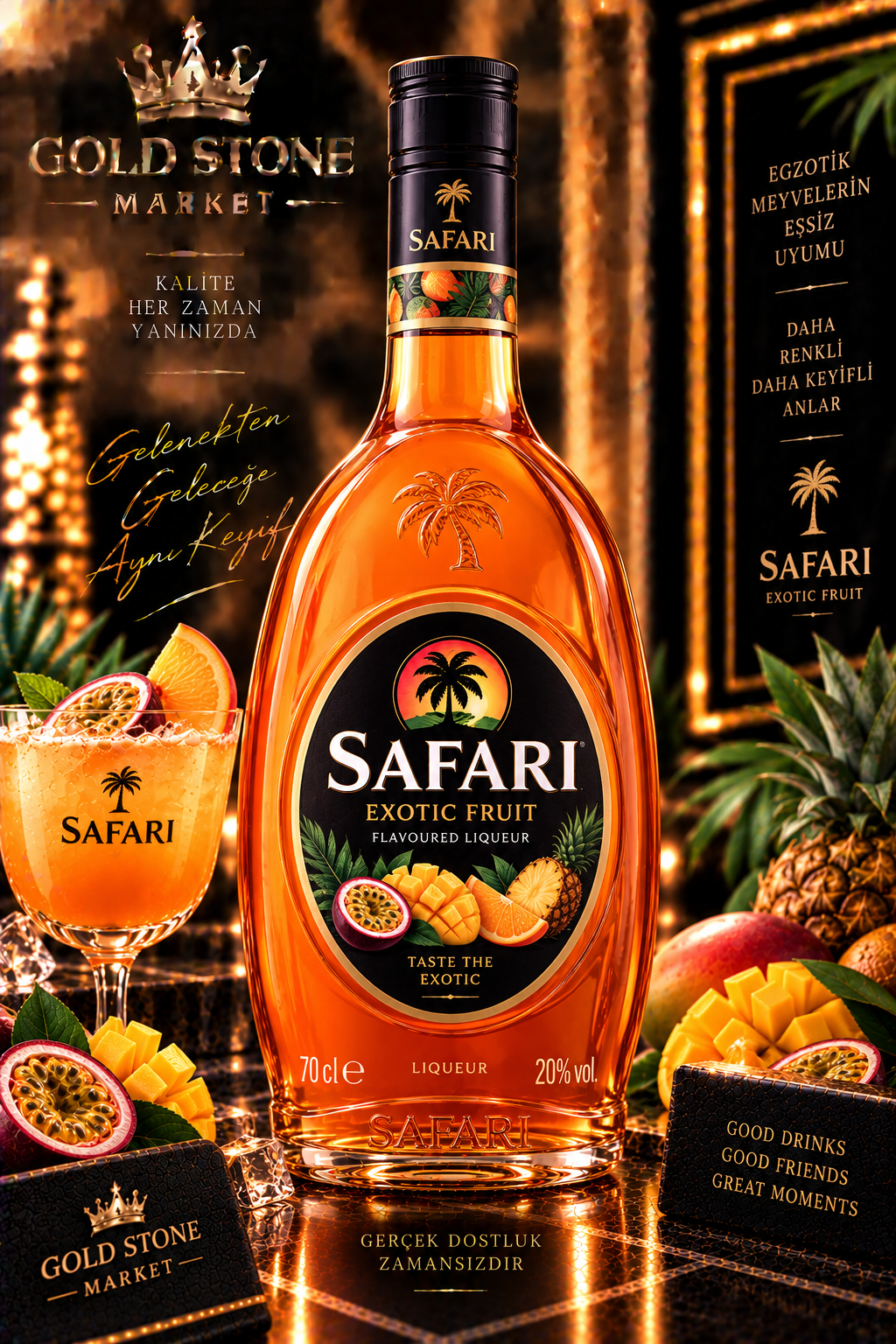 Safari Exotic Fruit 70 cl