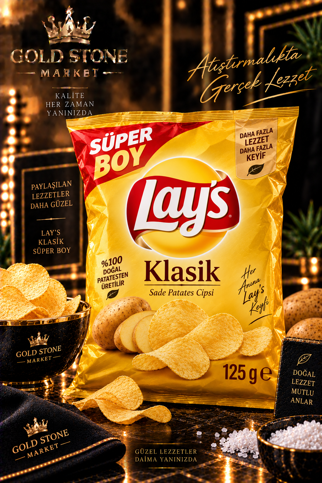 Lay’s Klasik Süper Boy 125 g