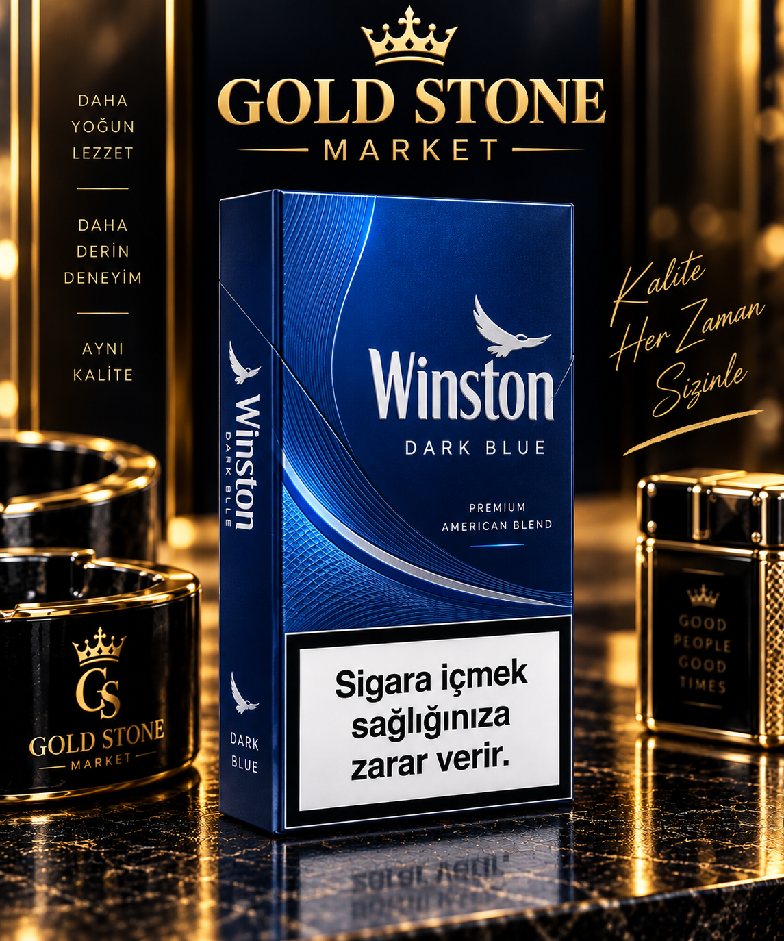 Winston Dark Blue