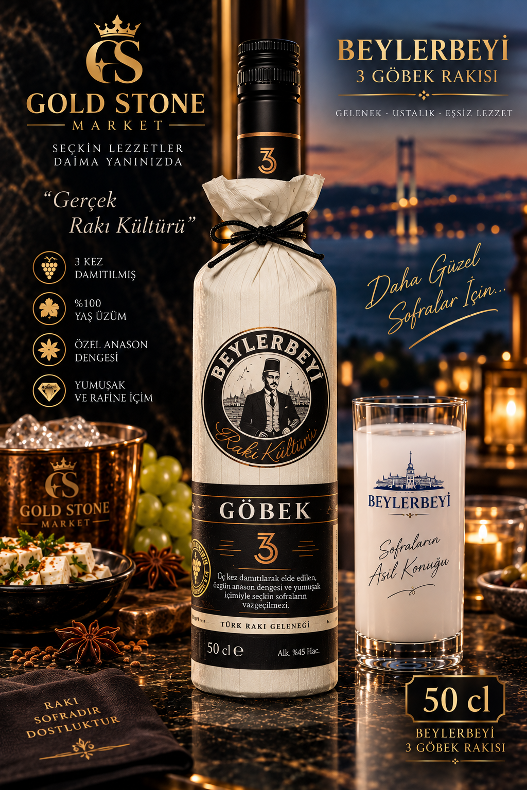 Beylerbeyi Göbek Rakısı 50cl