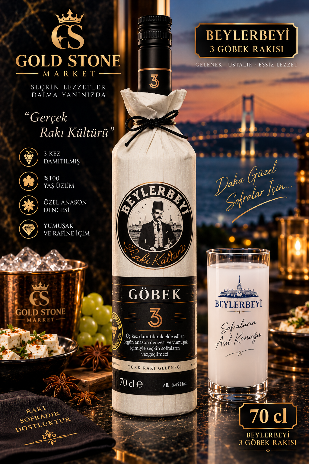 Beylerbeyi Göbek Rakısı 70cl