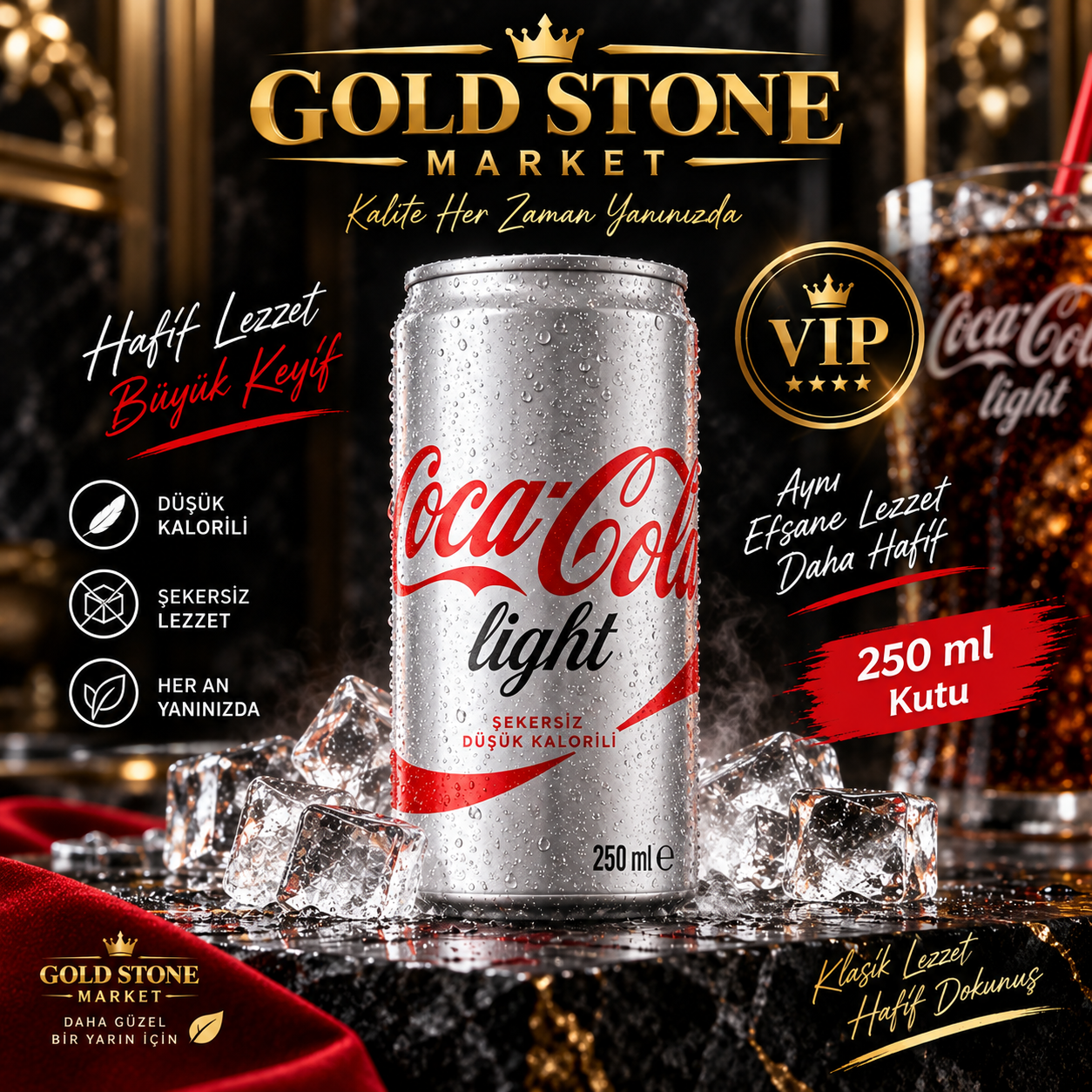 Coca-Cola Light 250 ml kutu