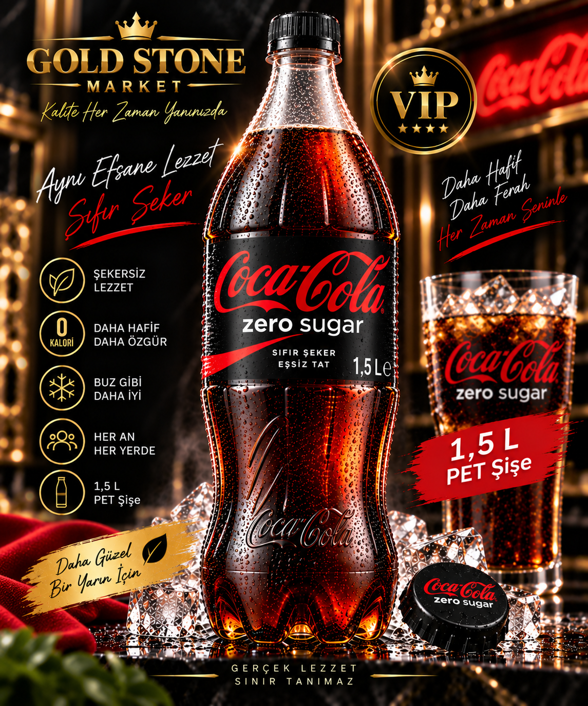 Coca-Cola Zero Sugar 1,5 L pet