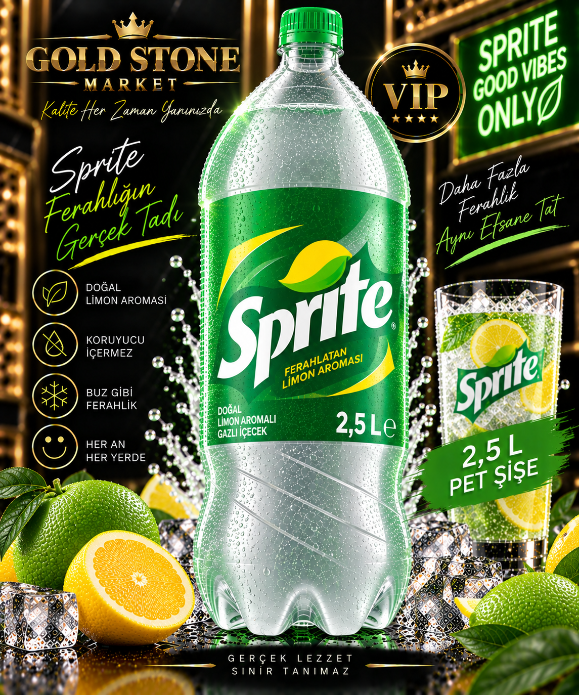 Sprite 2,5 L pet