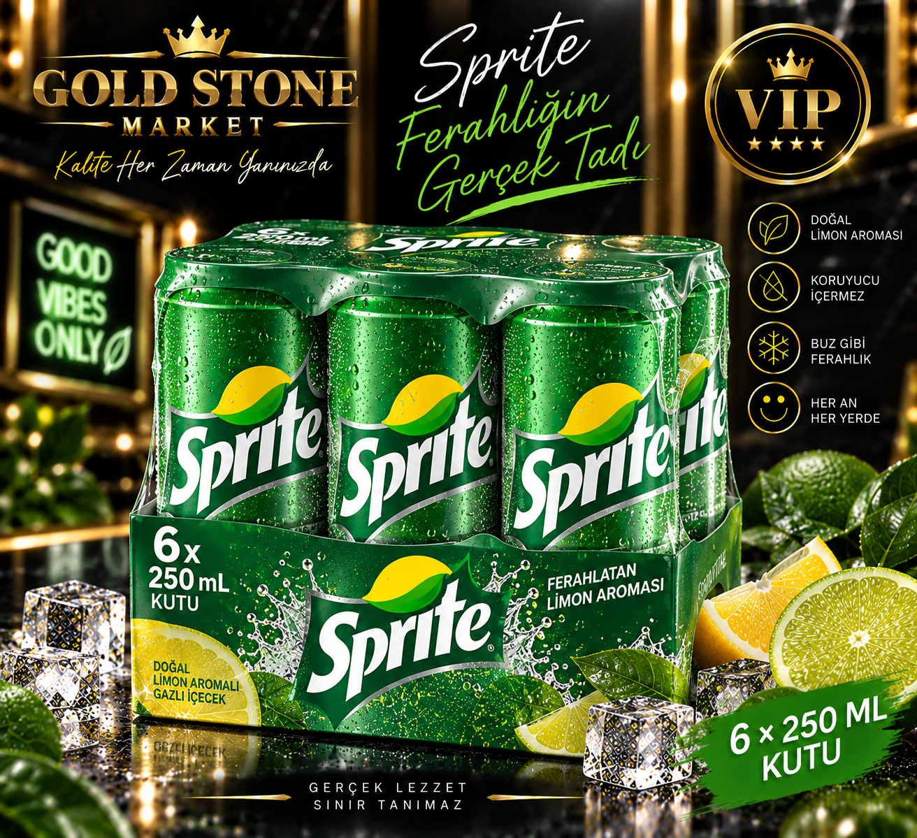 Sprite 6×250 ml kutu