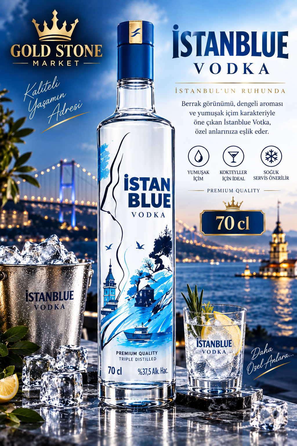 İstanblue Votka 70cl