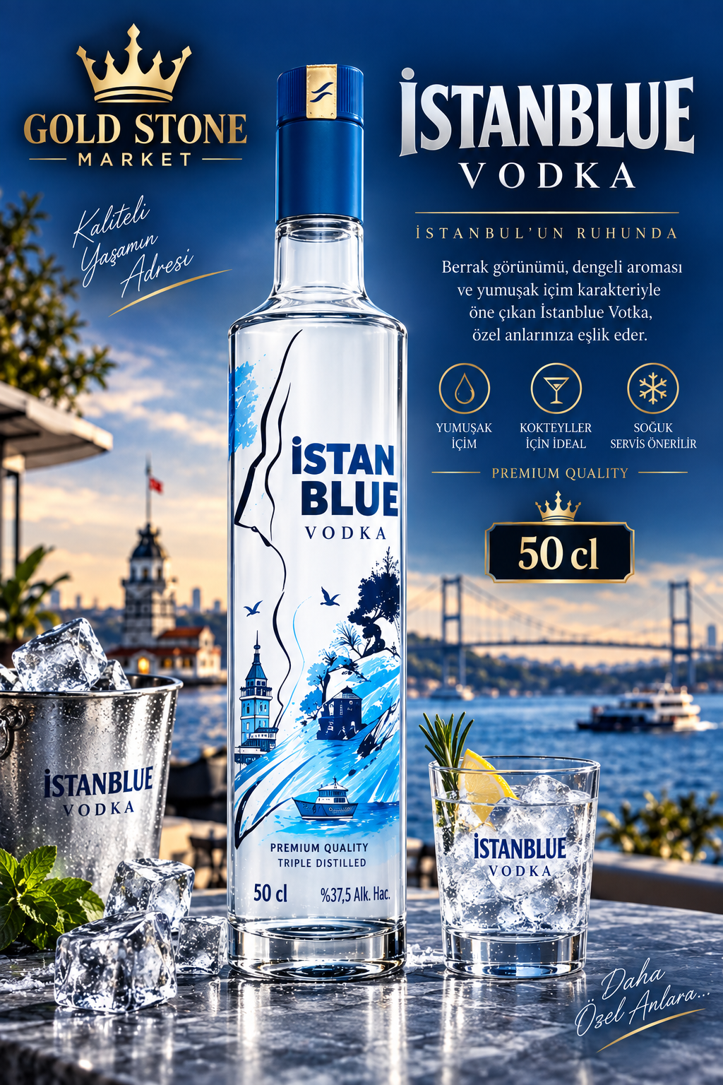 İstanblue Votka 50cl