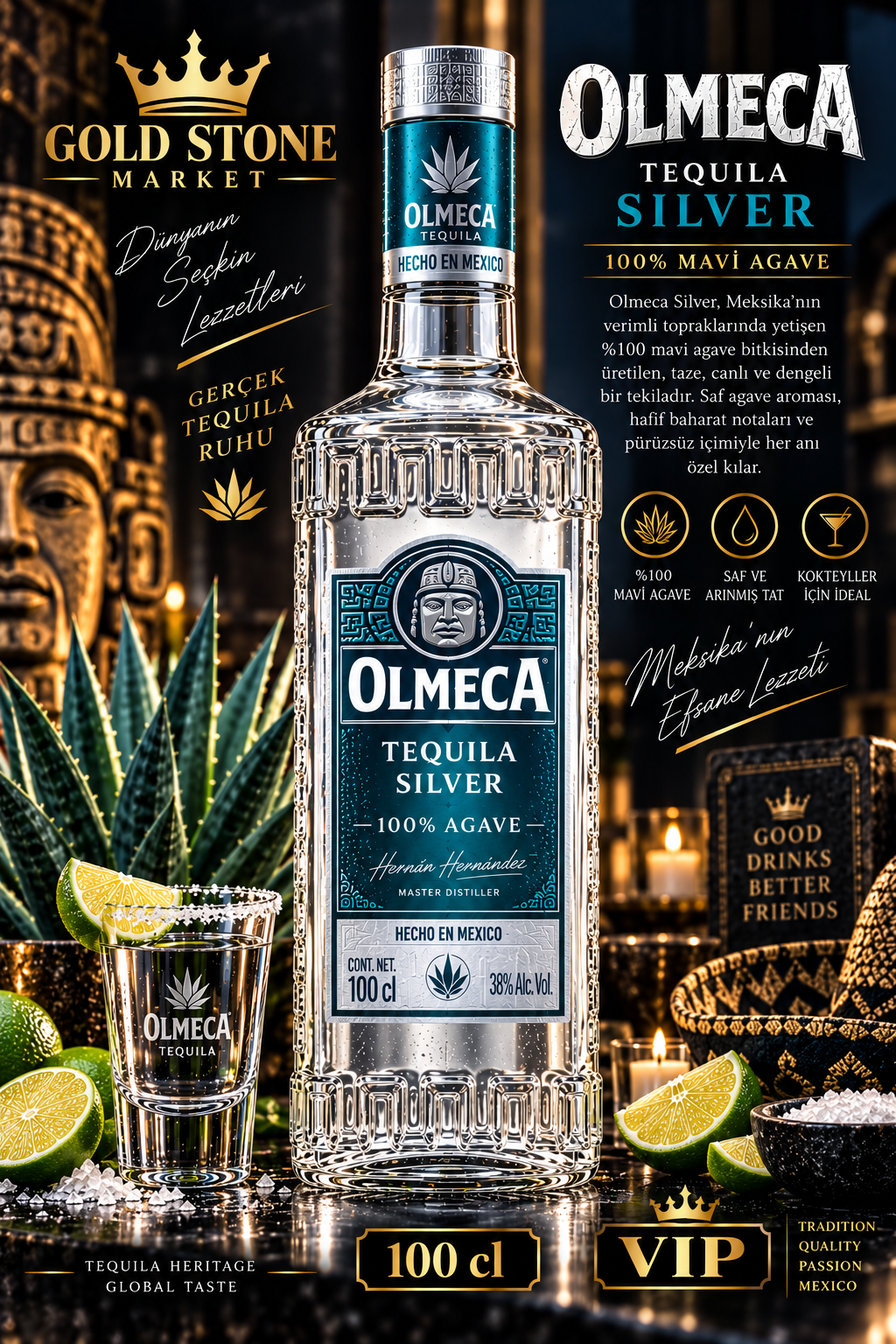 Olmeca Silver 100 cl