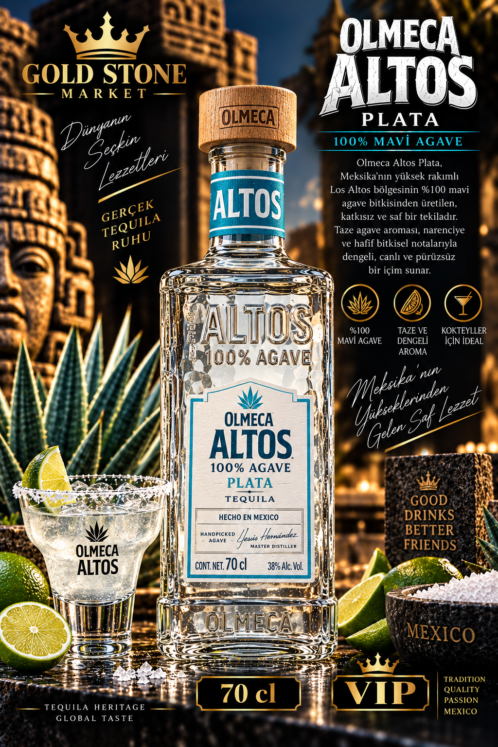Olmeca Altos Plata 70 cl