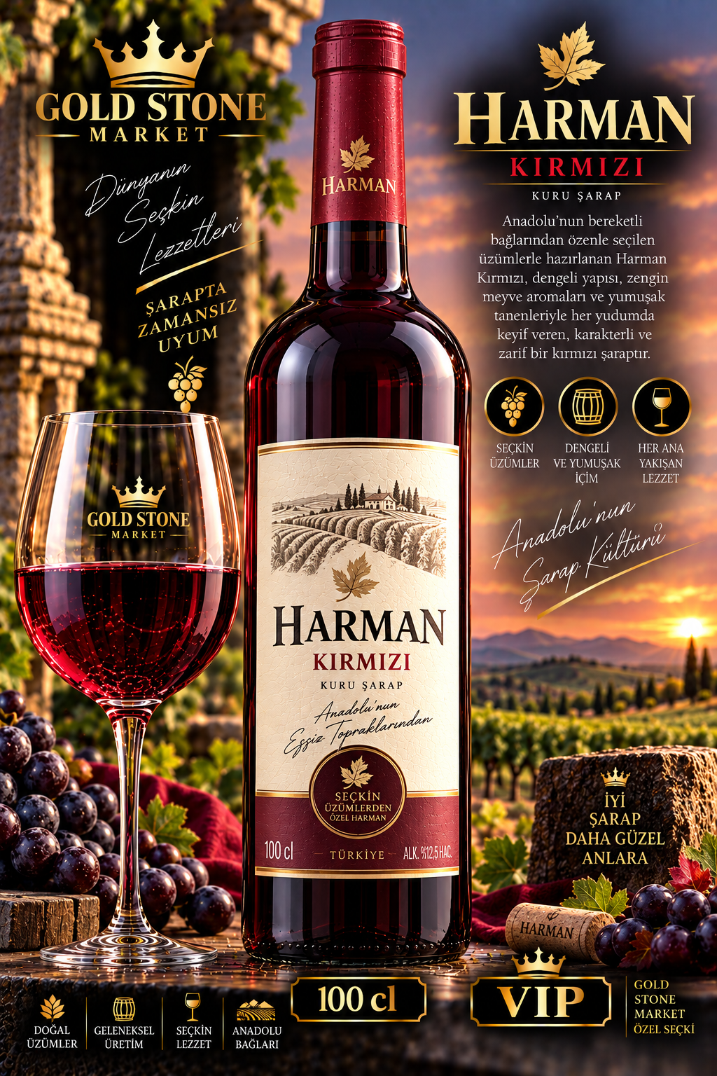 Harman Kırmızı 100 cl