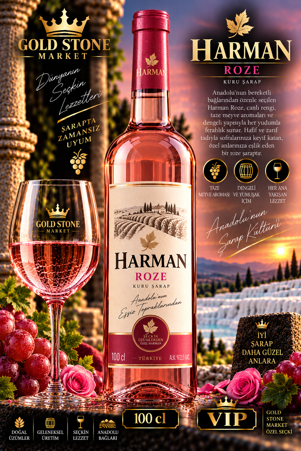Harman Roze 100 cl